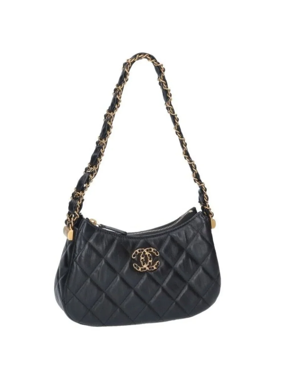 Chanel 19 Quilted Small Hobo Handbag